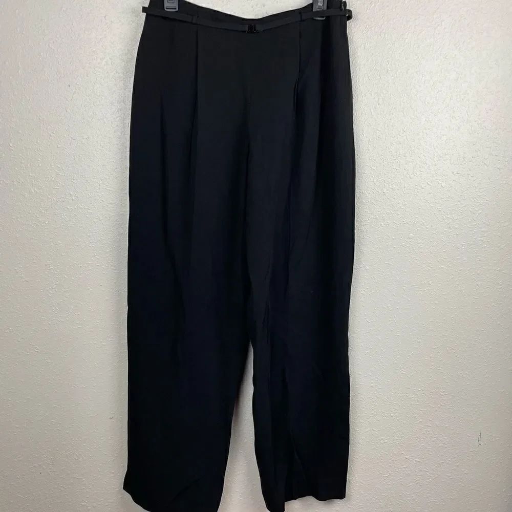 NWT Liz Claiborne Collection Black Slack Pants Size 10